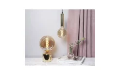 Vardagsrum|Bordslampor-Star Trading Glans Bordslampa 10cm Mässing