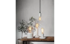 Vardagsrum|Bordslampor < Star Trading Glans Bordslampa 8,5cm Vit