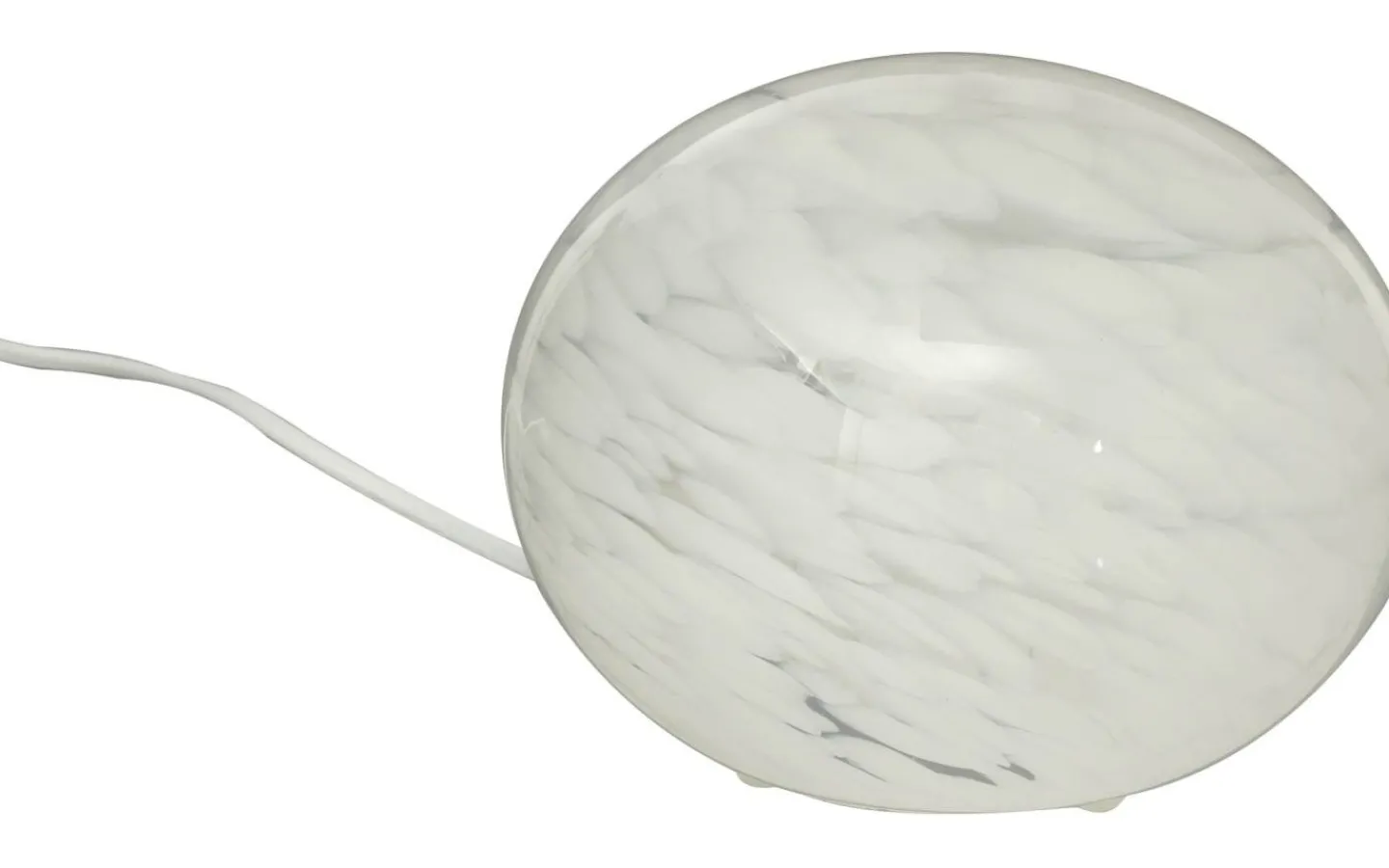 Bordslampor-Aneta Globus Bordslampa 13cm Vit Prickig