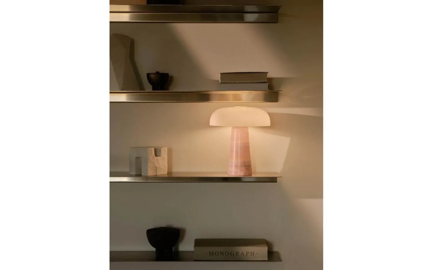 Bordslampor < Design for the people Glossy Mini Bordslampa 24cm Rosa