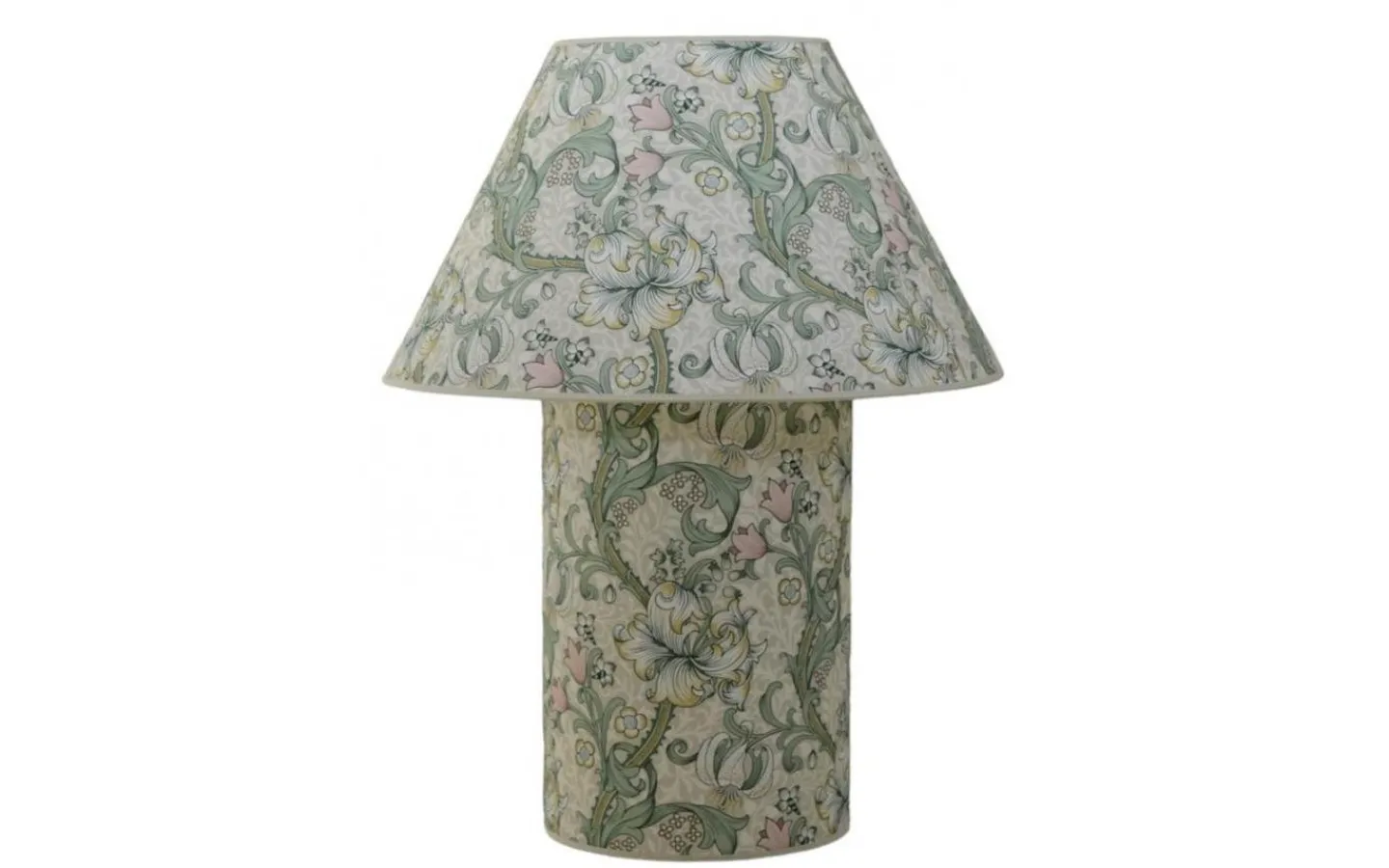 Bordslampor < Hallbergs Golden Lily Bordslampa 65cm Blush William Morris