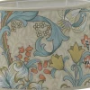 Ovala Lampskärmar-Hallbergs Golden Lily Lampskärm Oval 30cm Linen/Teal William Morris