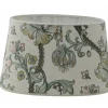 Ovala Lampskärmar-Hallbergs Golden Lily Oval Lampskärm 20cm Embroidery Linen Blush William Morris