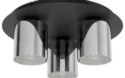 Plafonder-Eglo Gorosiba Plafond 45cm Svart