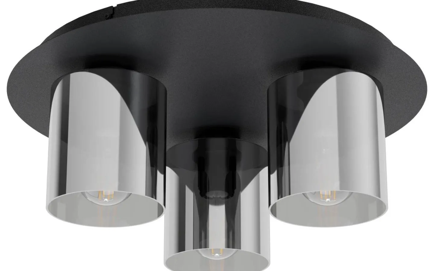 Plafonder-Eglo Gorosiba Plafond 45cm Svart