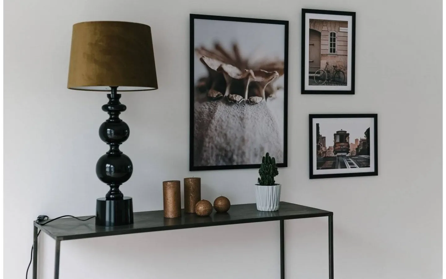 Vardagsrum|Sovrum-PR Home Grace Lampfot 60cm Svart