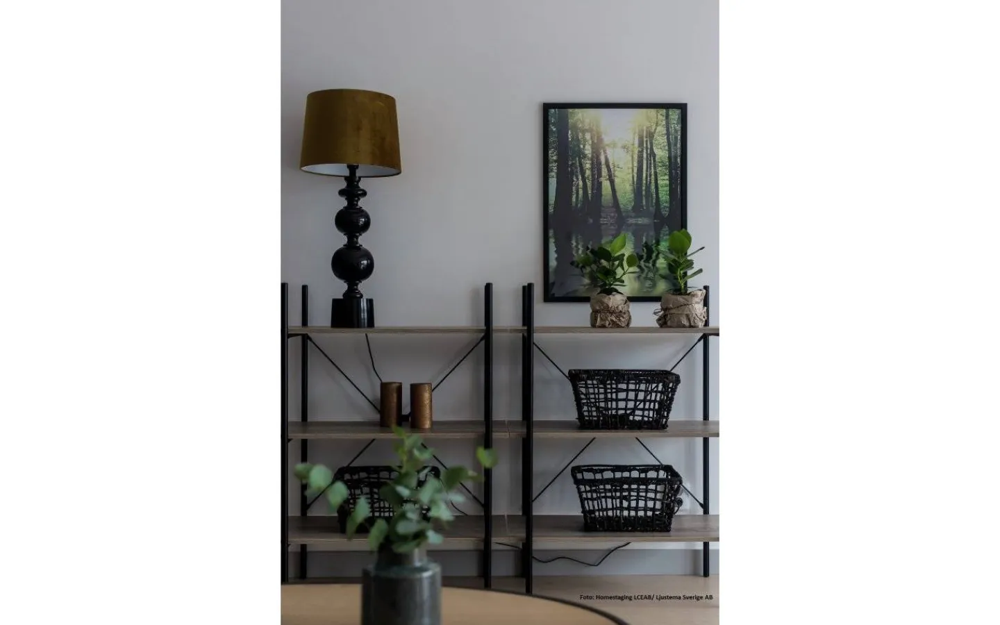 Vardagsrum|Sovrum-PR Home Grace Lampfot 60cm Svart