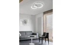 Plafonder < Trio Lighting Granada Plafond LED 2-delad 59cm krom