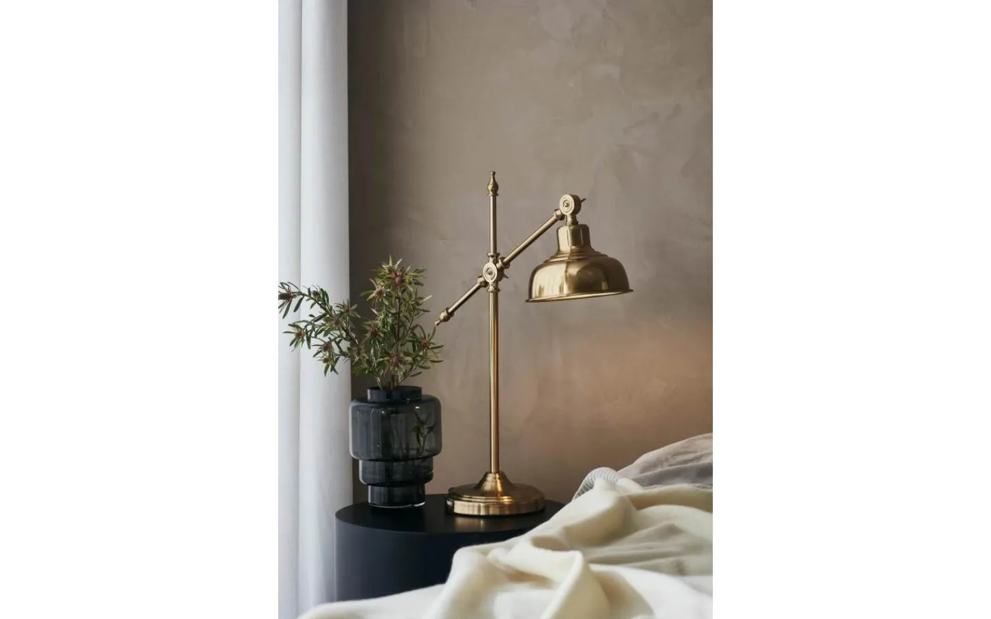 Skrivbordslampor-Markslojd Grimstad Bordslampa 56cm Mässing