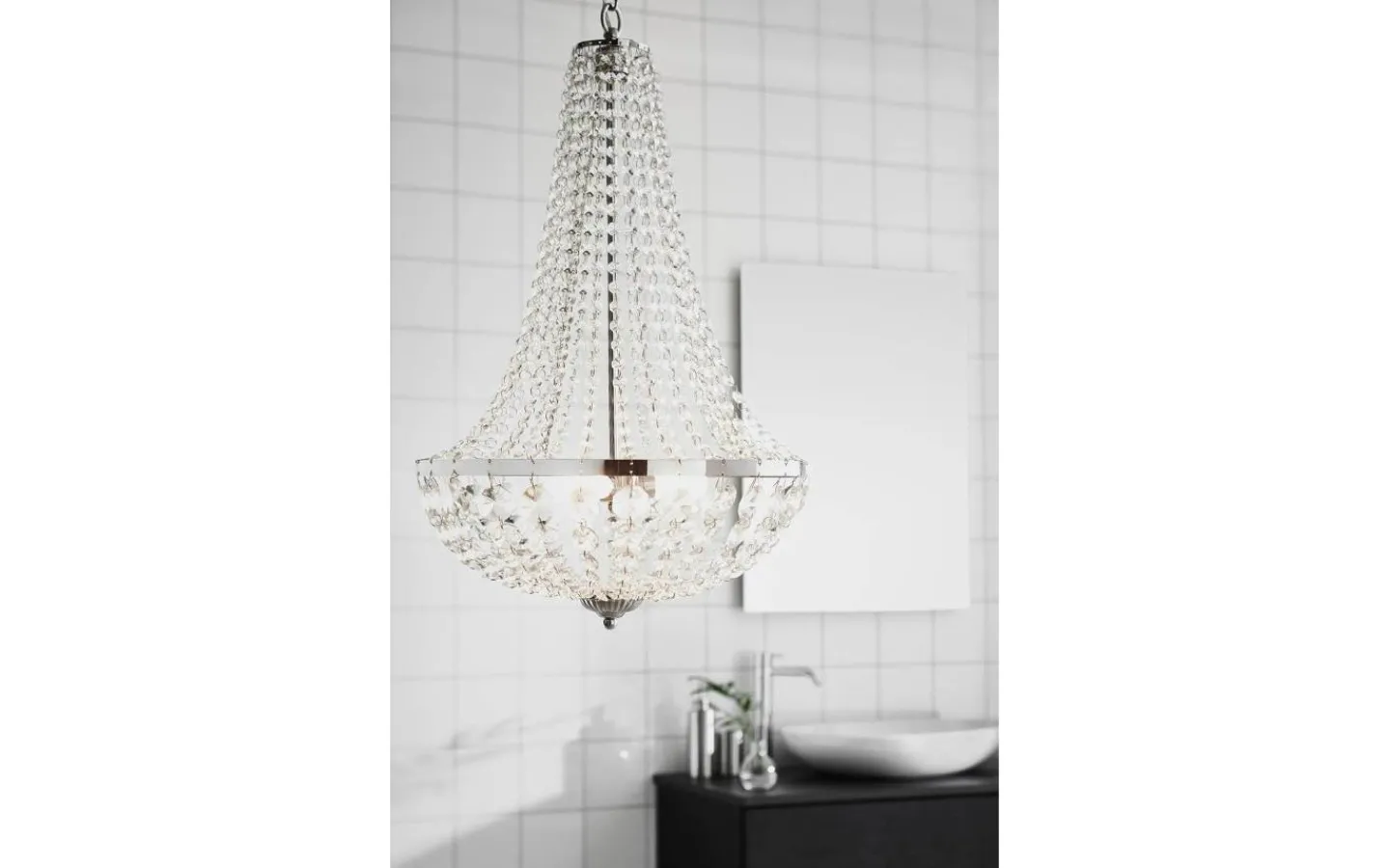Badrum|Badrumslampor Tak < Markslojd Gränsö Kristallkrona 40cm Badrum IP44