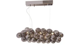 Kök & Matplats|Avlånga Taklampor-By Rydens Gross Bar Taklampa 80cm Rökgrå
