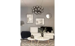 Vardagsrum|Kök & Matplats < By Rydens Gross Grande Taklampa 62cm Rökgrå