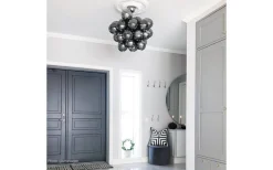 Vardagsrum|Kök & Matplats < By Rydens Gross Grande Taklampa 62cm Rökgrå