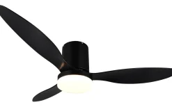 Takfläktar < Reality Göteborg Takfläkt 132cm LED mattsvart