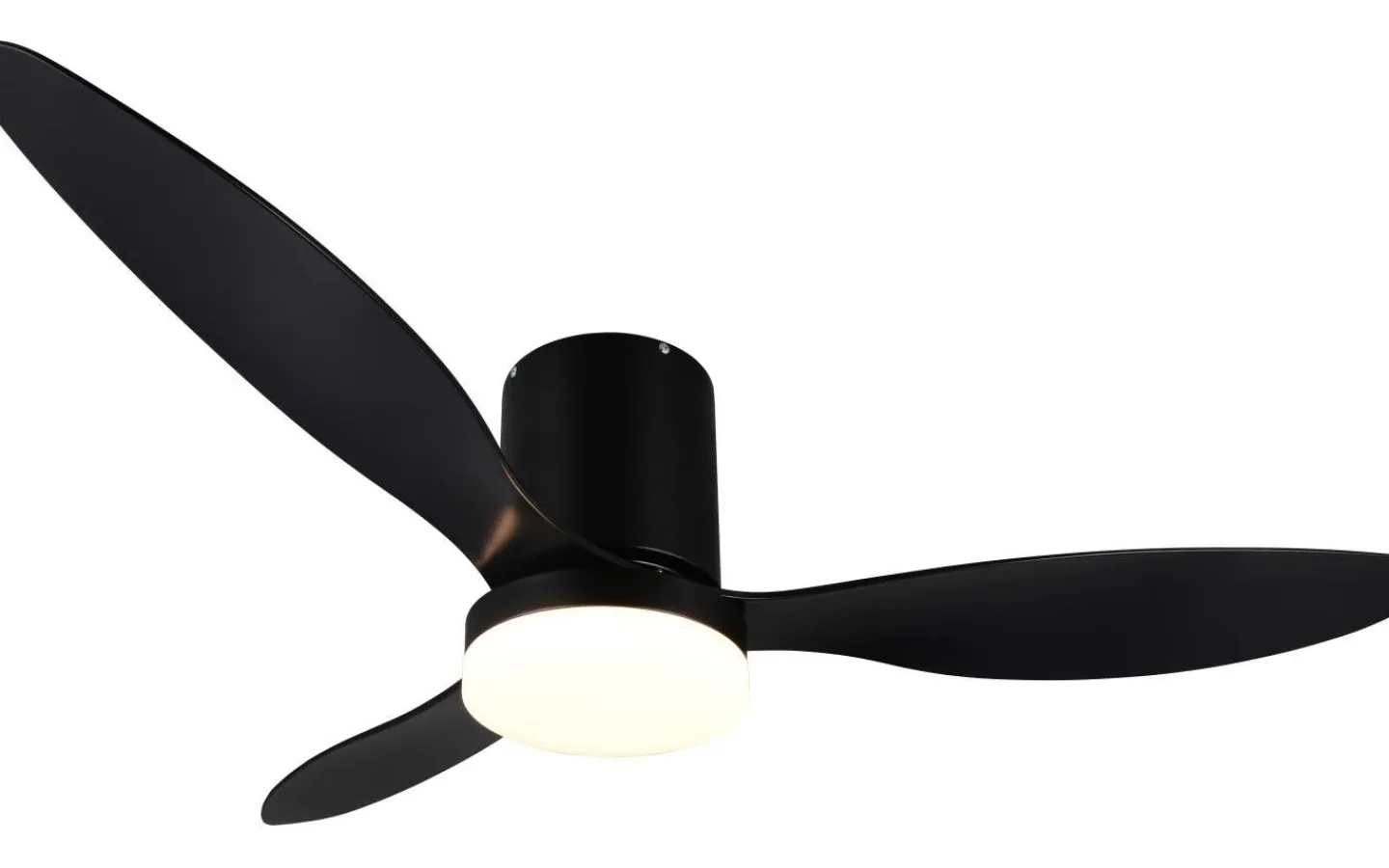 Takfläktar < Reality Göteborg Takfläkt 132cm LED mattsvart