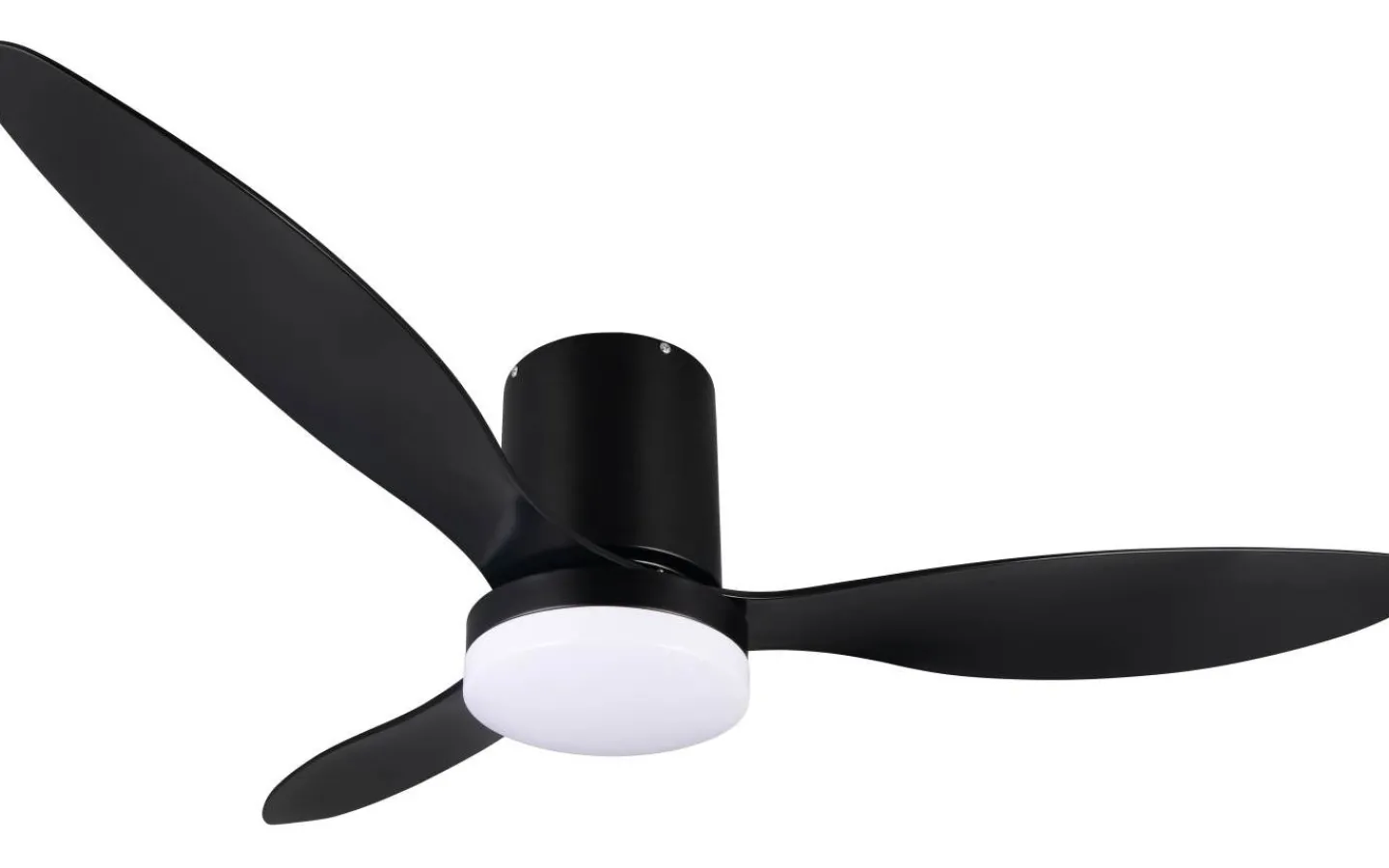 Takfläktar < Reality Göteborg Takfläkt 132cm LED mattsvart