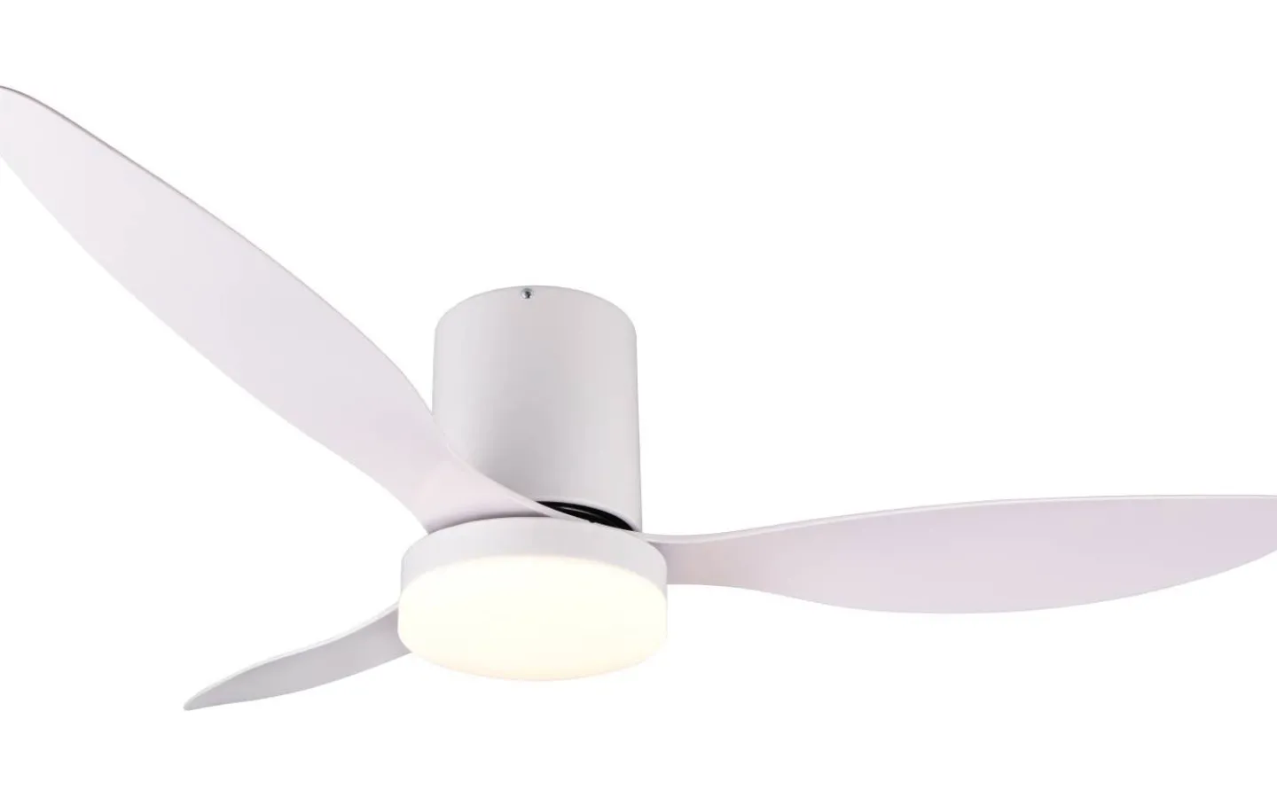 Takfläktar-Reality Göteborg Takfläkt 132cm LED matt vit