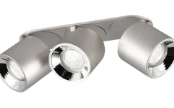 Takspot Med 3 Lampor-Trio Lighting Guayana Spotlight 3-delad GU10 borstad aluminium