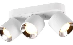 Takspot Med 3 Lampor < Trio Lighting Guayana Spotlight 3-delad GU10 matt vit