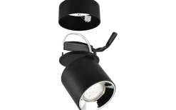 Takspot Med 1 Lampa-Trio Lighting Guayana Spotlight 1-dels GU10 mattsvart