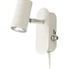 Sovrum|Läslampor < Aneta Gusto Väggspotlight LED 5W 3000K Vit/Krom