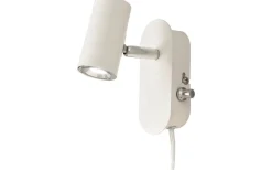 Sovrum|Läslampor < Aneta Gusto Väggspotlight LED 5W 3000K Vit/Krom