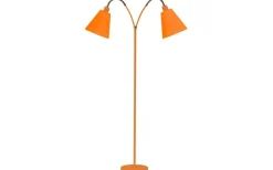 Klassiska Golvlampor|Golvfötter-ArmaturHantverk Haga Golvfot 2L 140cm Orange