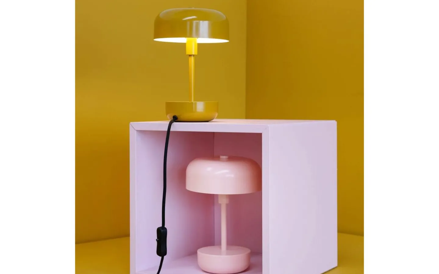 Bordslampor < Dyberg Larsen Haipot Bordslampa 26cm Currygul