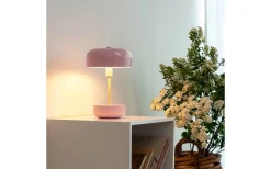 Uppladdningsbara Lampor Utomhus|Uppladdningsbara Lampor Utomhus < Dyberg Larsen Haipot Uppladdningsbar Bordslampa 26cm LED 3000K 3W Rosa IP44