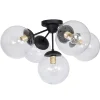 Hall & Trappa|Plafonder-Hallbergs Hamar Plafond 5L 50cm Svart/Klar