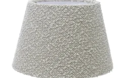 Enfärgade Runda Lampskärmar < PR Home Hanna Lampskärm Ø26cm Bouclé Beige
