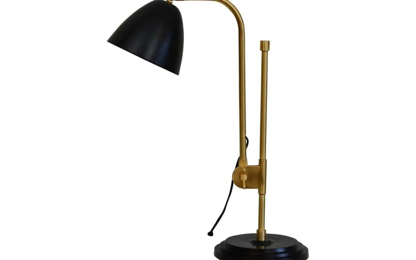 Skrivbordslampor-Hallbergs Harmonic Skrivbordslampa 50cm Svart/mässing