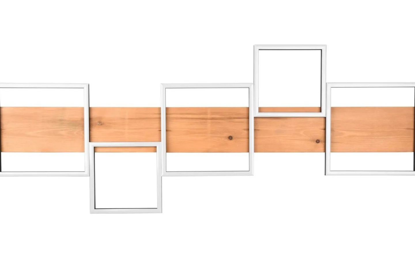 Plafonder-Trio Lighting Harper Plafond LED 115cm mattsvart/trä