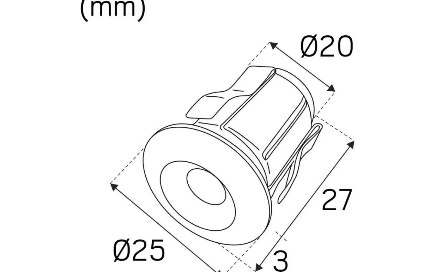 Bastulampor-Hidealite Heatspot G2 Kit Bastu 2700K 6x0,4W Borstad Stål IP44