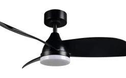 Takfläktar-Reality Helsinki Takfläkt 90cm LED mattsvart