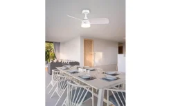 Takfläktar < Reality Helsinki Takfläkt 90cm LED matt vit