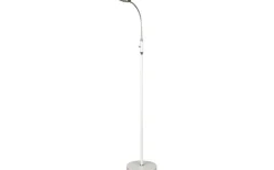 Golvläslampor-Aneta Hero Golvlampa 128cm LED 5W 3000K Vit/Krom