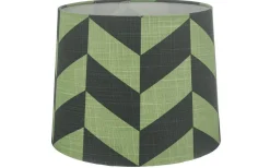 Mönstrade Lampskärmar-Oriva Herringbone Lampskärm Ø25cm Grön