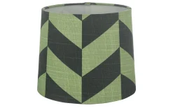 Mönstrade Lampskärmar-Oriva Herringbone Lampskärm Ø20cm Grön