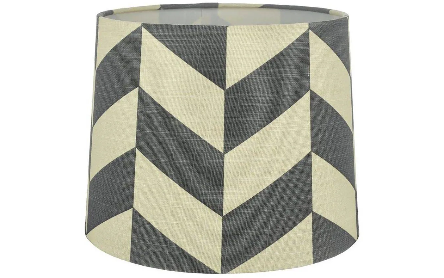 Mönstrade Lampskärmar-Oriva Herringbone Lampskärm Ø25cm Grå/Vit