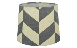 Mönstrade Lampskärmar-Oriva Herringbone Lampskärm Ø20cm Grå/Vit
