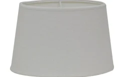 Ovala Lampskärmar-Hallbergs Herringbone Lampskärm Oval 25cm Offwhite