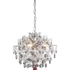Kristallkronor < Markslojd Hidden Gem Kristallkrona 40cm 3L Krom/Klar/Rökfärgad