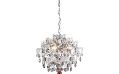Kristallkronor < Markslojd Hidden Gem Kristallkrona 40cm 3L Krom/Klar/Rökfärgad
