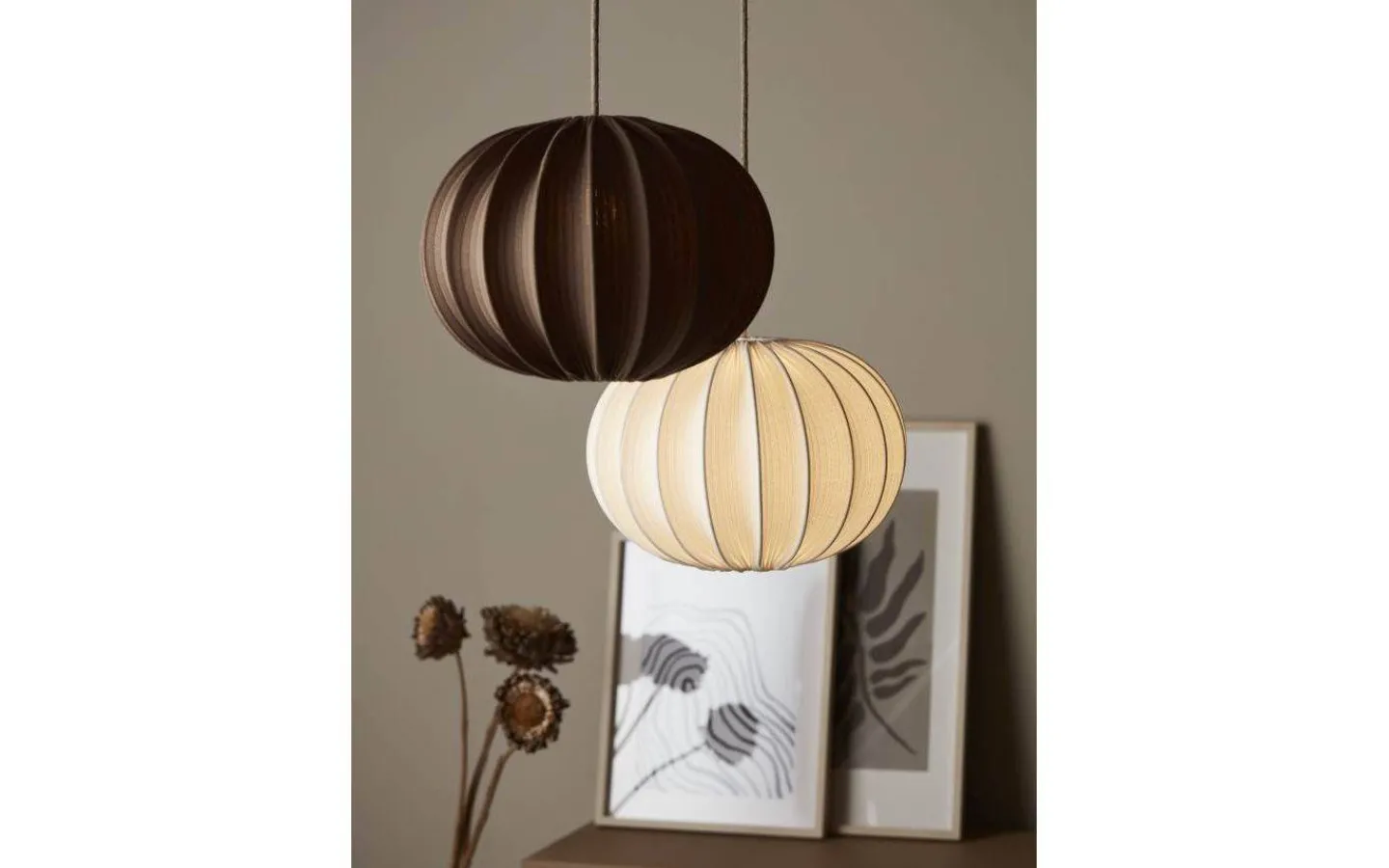 Takskärmar-PR Home Hilma Takskärm Ø50cm Jersey Nougat