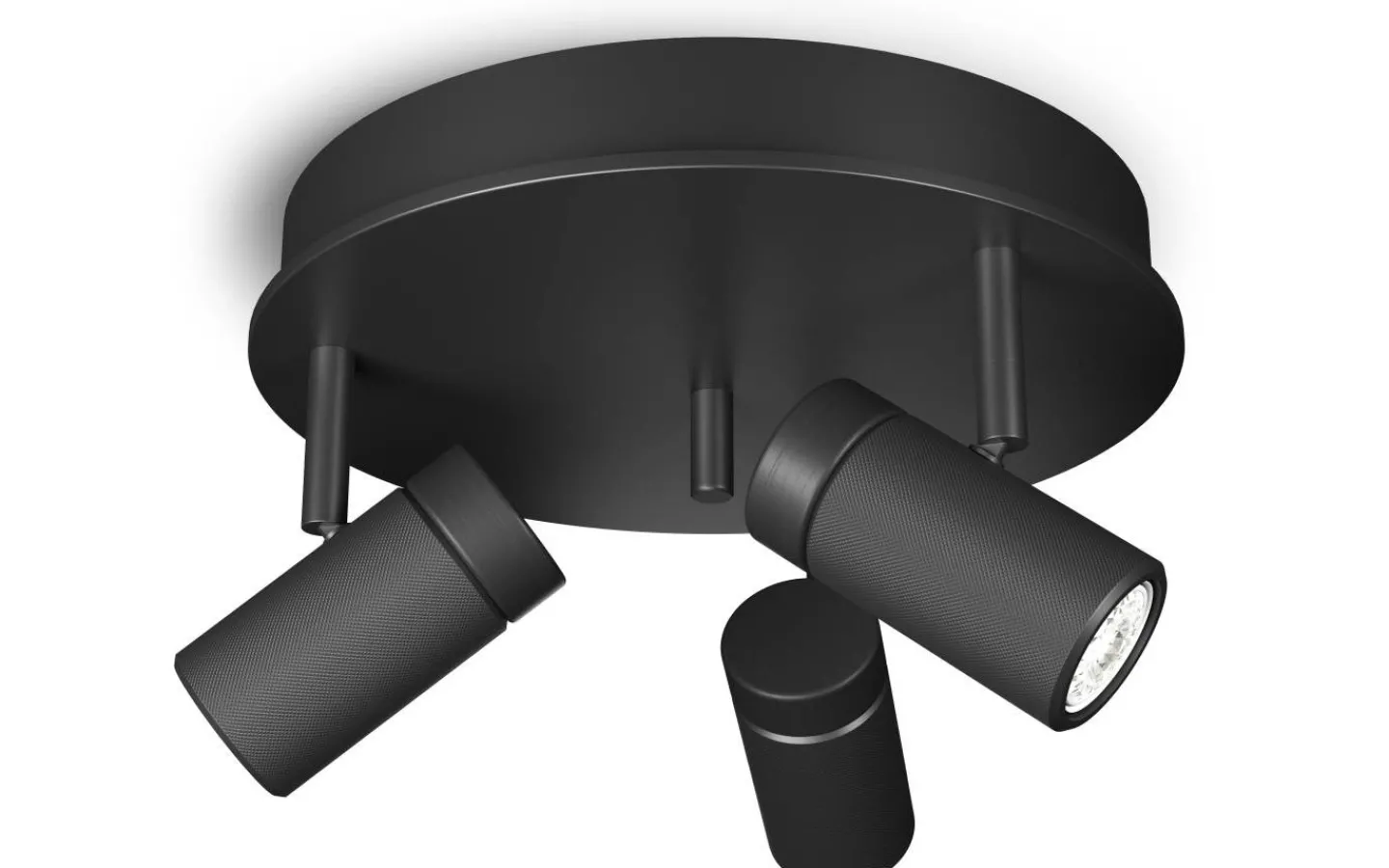 Takspot Med 3 Lampor < Herstal Holder Takspotlight 3L Svart