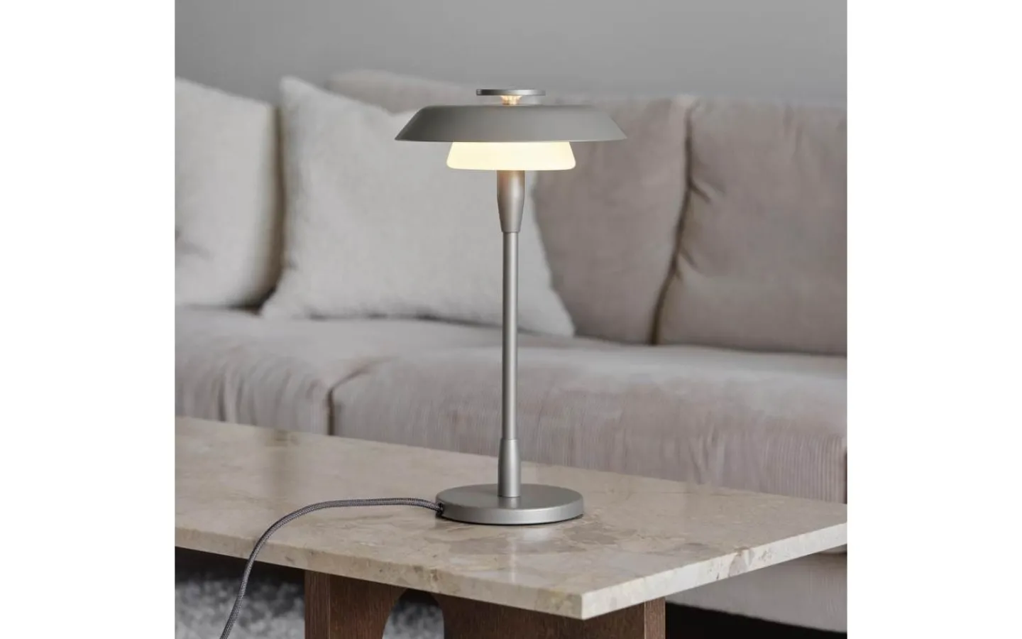 Bordslampor-Belid Horisont Bordslampa 36,5cm Metallic Champagne