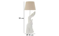 Bordslampor < Mauro Ferretti Horizon Bordslampa 93cm Vit/Beige
