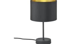 Bordslampor-Trio Lighting Hostel Bordslampa E27 matt svart/guld