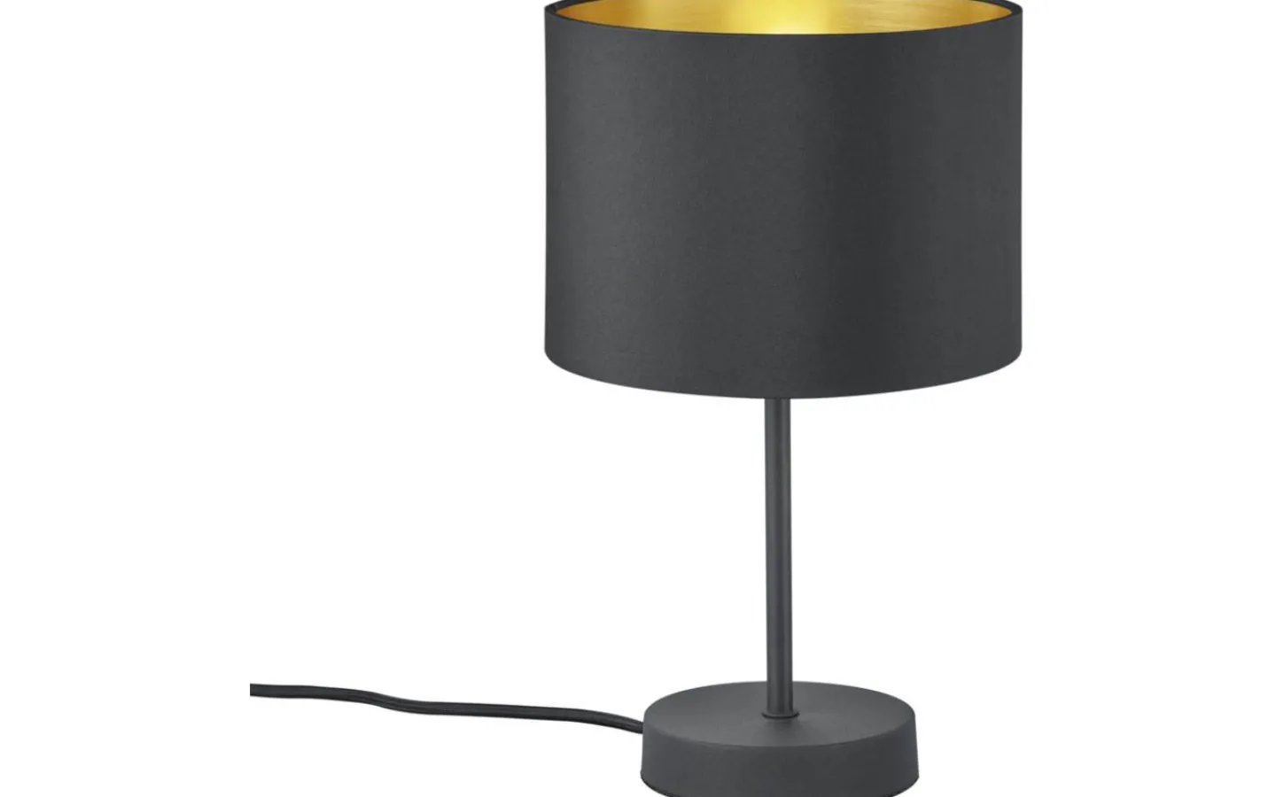 Bordslampor-Trio Lighting Hostel Bordslampa E27 matt svart/guld
